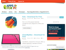 Tablet Screenshot of myappsforpc.com